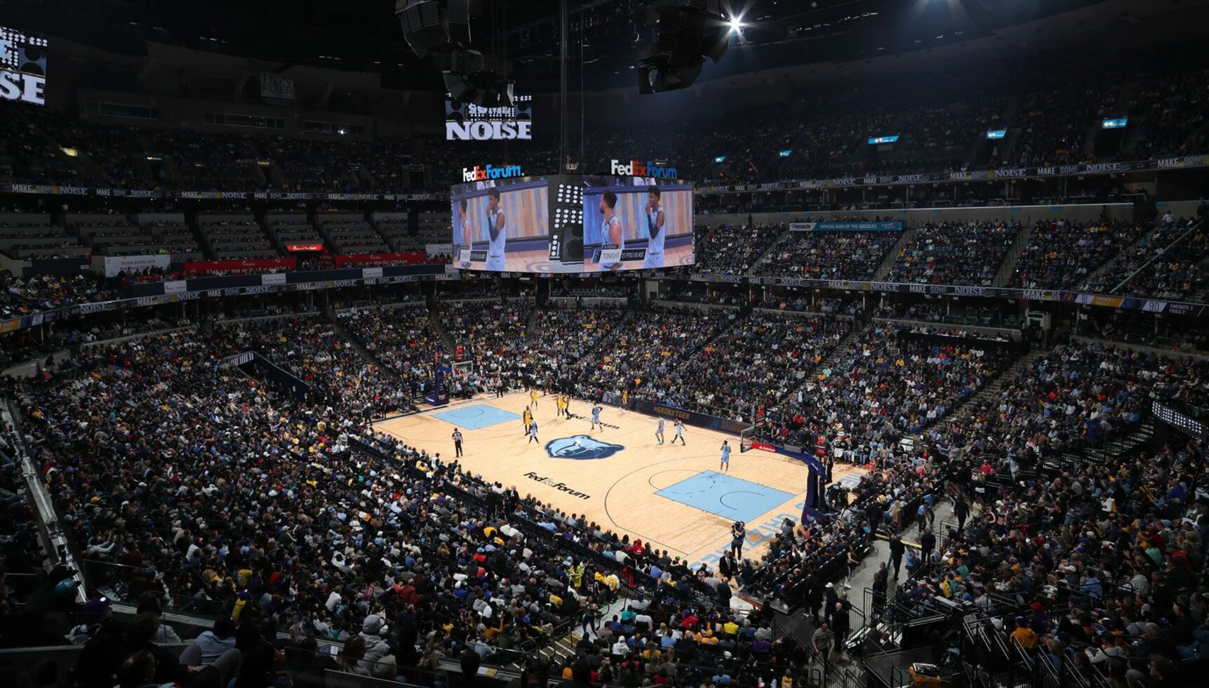 NBA Basketball Arenas - Memphis Grizzlies Home Arena - FedExForum