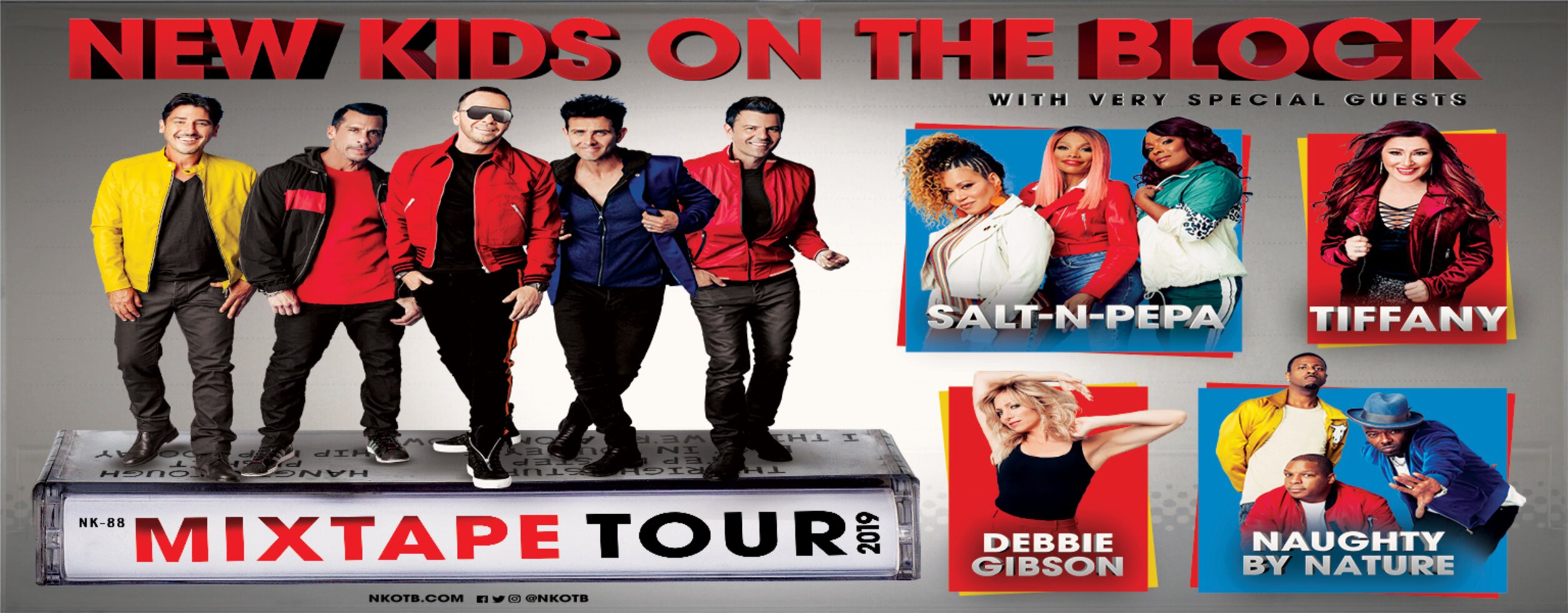 New Kids on the Block - The Mixtape tour poster