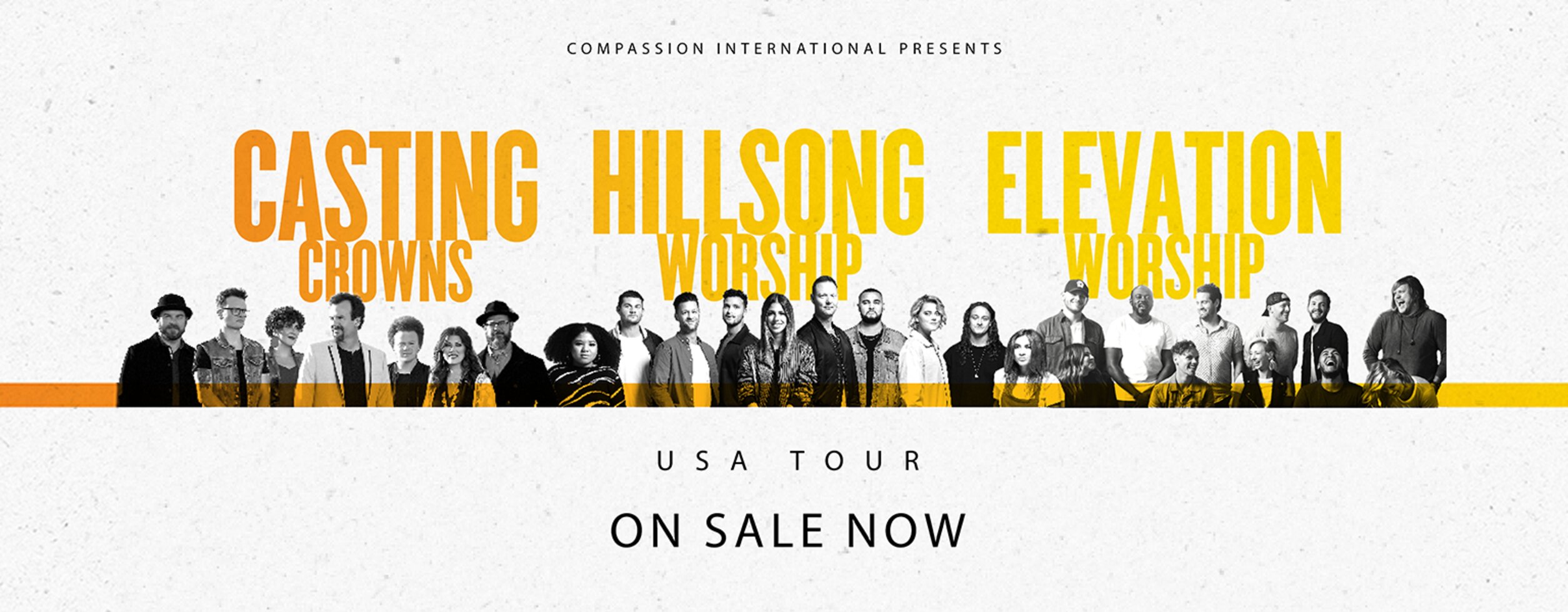 Casting Crowns + Hillsong Worship + Elevation Worship USA Tour